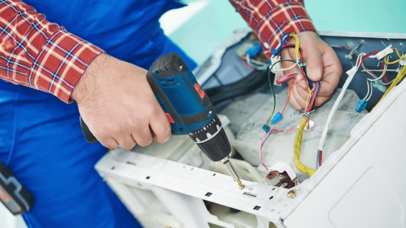 Gaziosmanpaşa Çetintaş Çetintaş çamaşır makinesi kart tamiri – Su almama arızası orijinal parça ile giderildi. - Teknik servis örneği